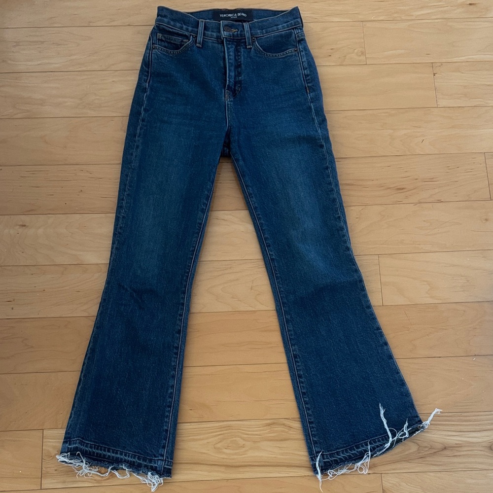 Veronica Beard Carson Ankle Flare - High Rise